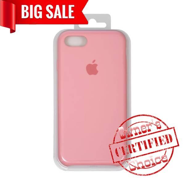 

Чехол для Apple iPhone 7, iPhone 8, iPhone SE 2020, розовый, Original Soft Case, силикон, Pink (12