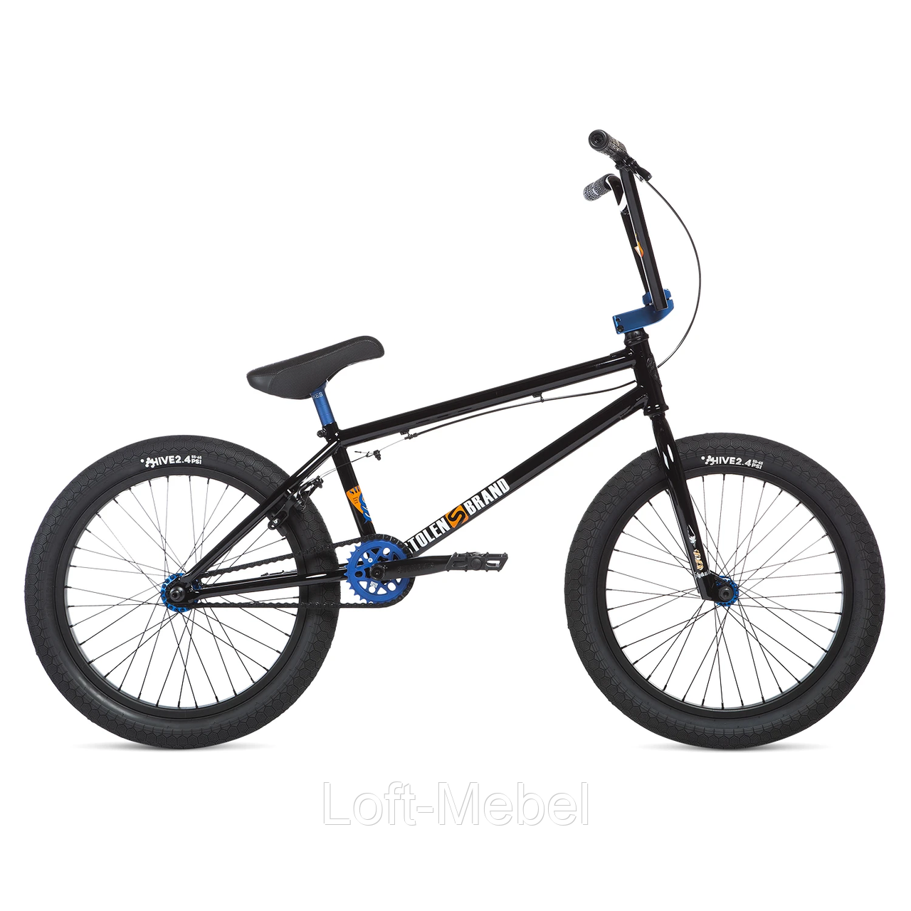 

Велосипед BMX Stolen 2020 Sinner FC XLT 21.0" Black w/ Dark Blue Anodized Parts