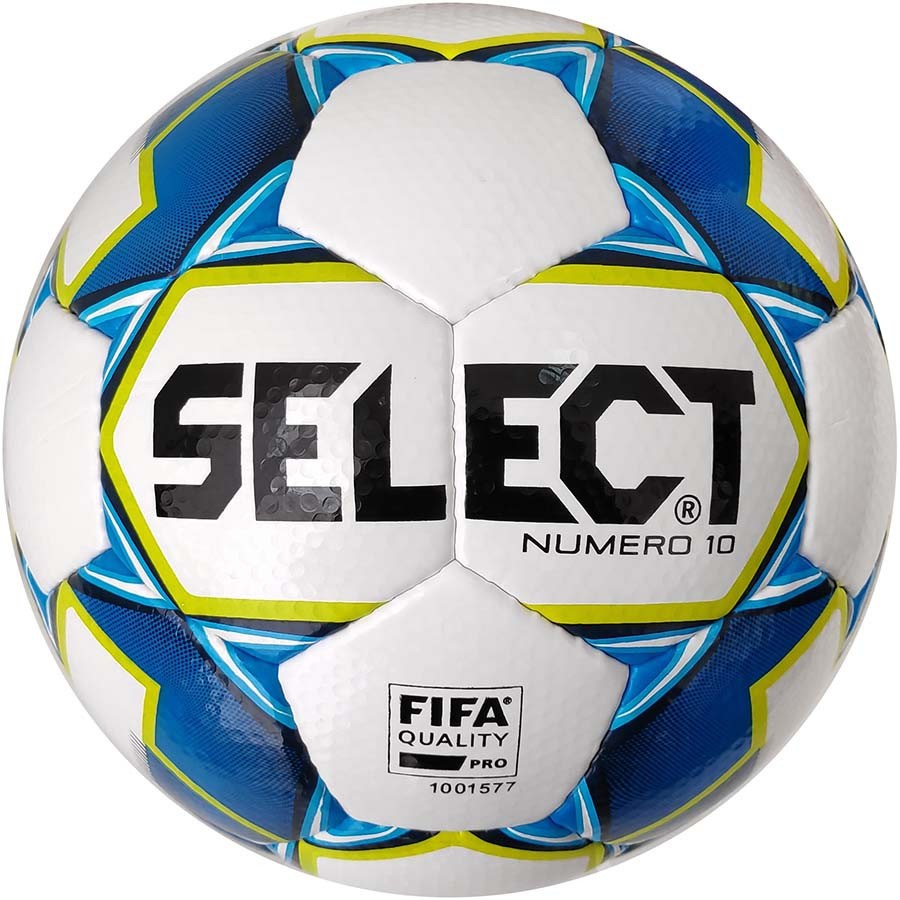 

Мяч футбольный SELECT Numero 10 FIFA (015) бел/син, размер 5