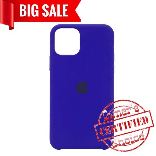 

Чехол для Apple iPhone 11 Pro Max, синий, Original Soft Case, силикон, Shiny blue (44