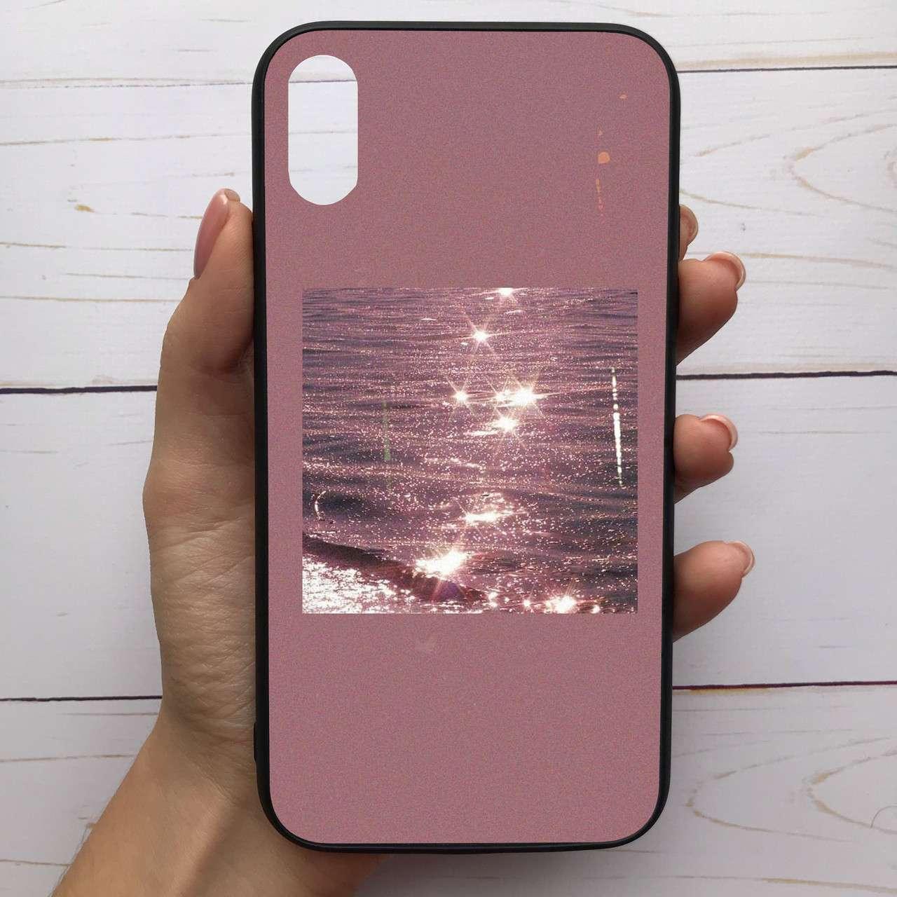 

Чехол Mood для iPhone X/Xs с рисунком Розовое море SKL68-285973, Разные цвета