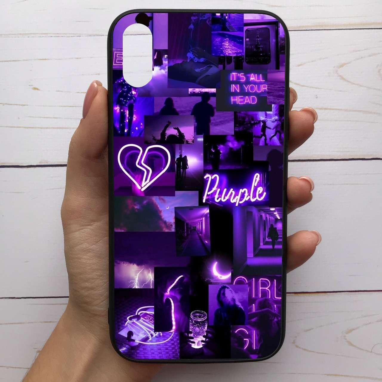 

Чехол Mood для iPhone Xr с рисунком Purple SKL68-286573, Разные цвета