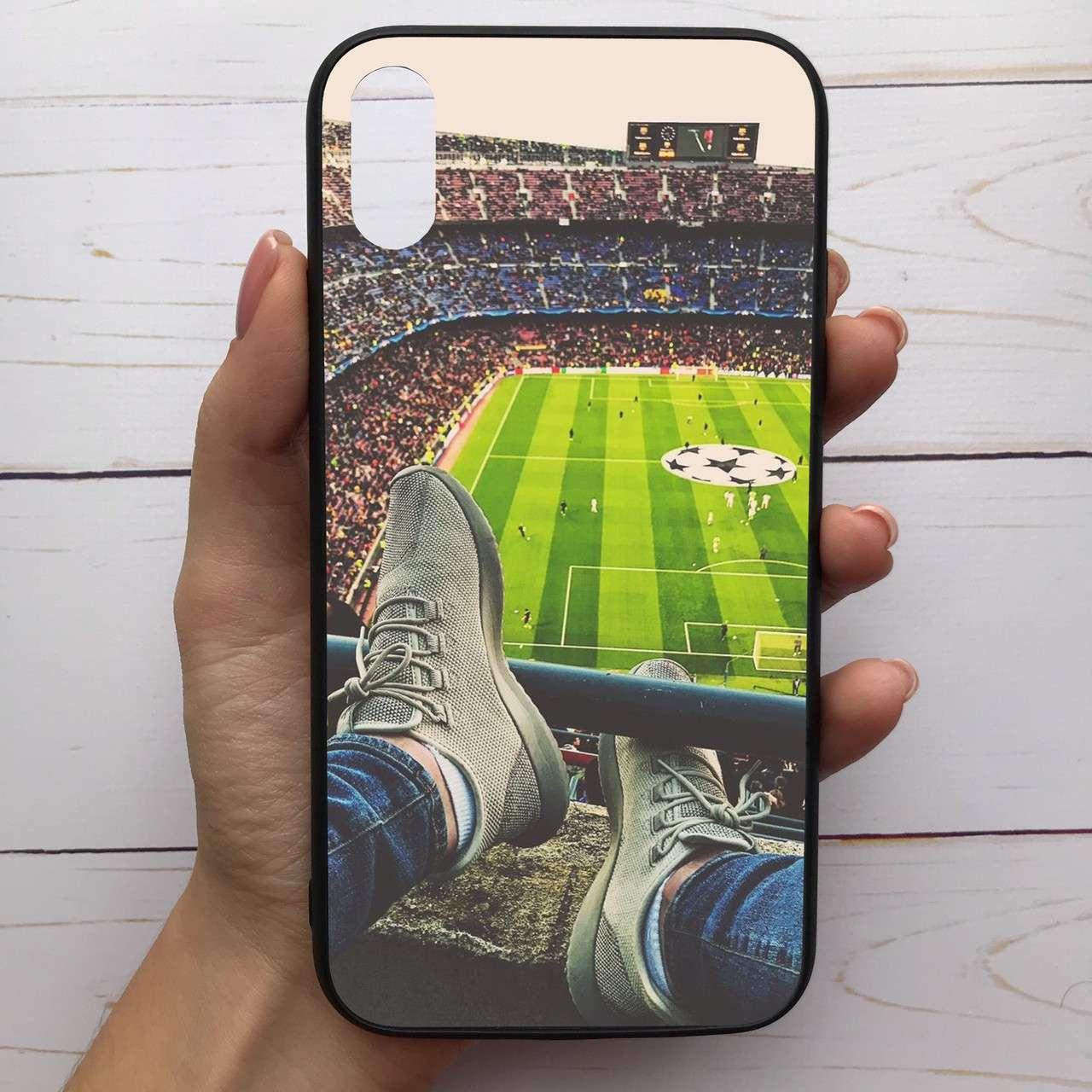 

Чехол Mood для iPhone Xr с рисунком Ноги на стадионе SKL68-284595, Разные цвета