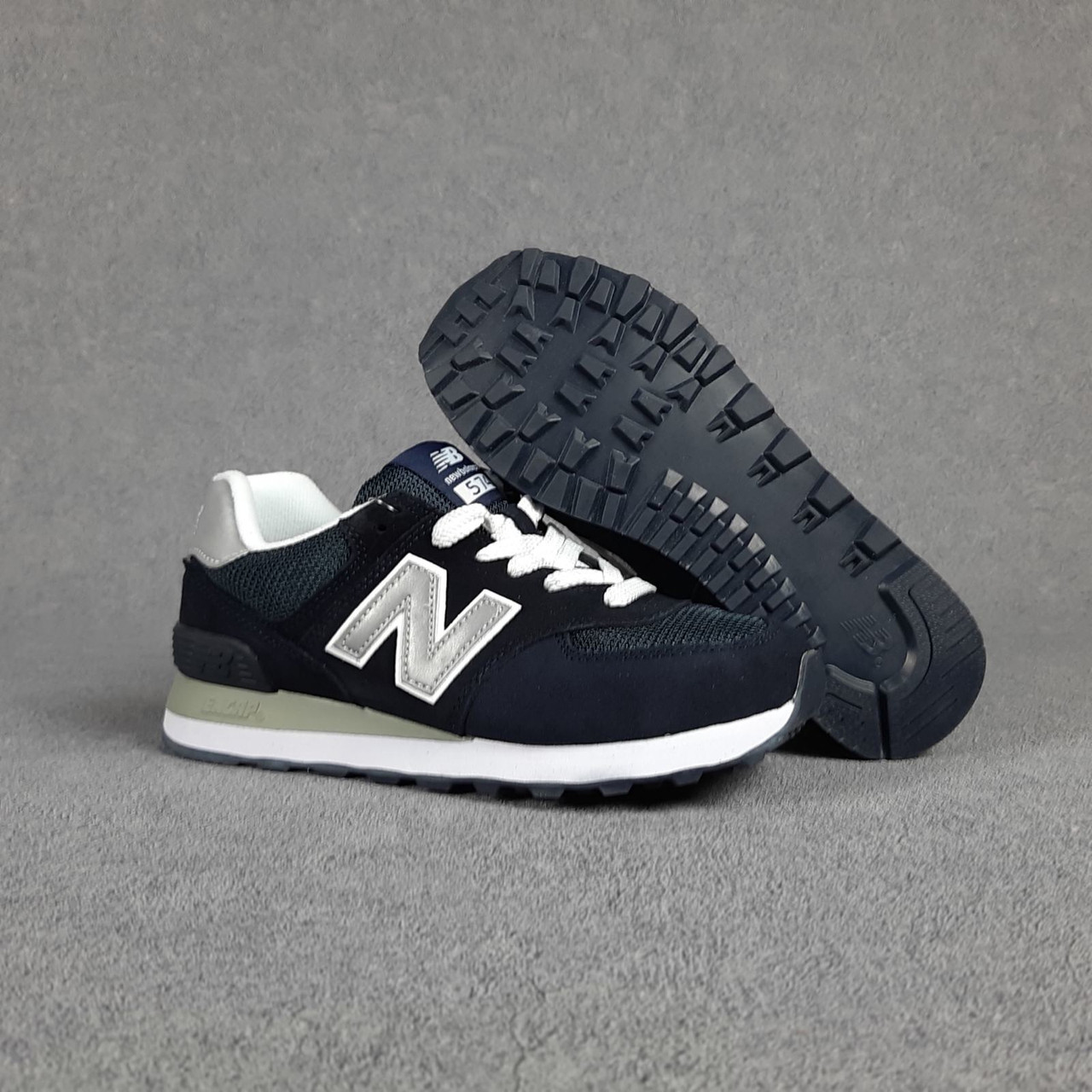 

Кроссовки женские New Balance 574 синие, Нью Баланс 574, натуральная замша, прошиты. Код OD-20327 39, Синий