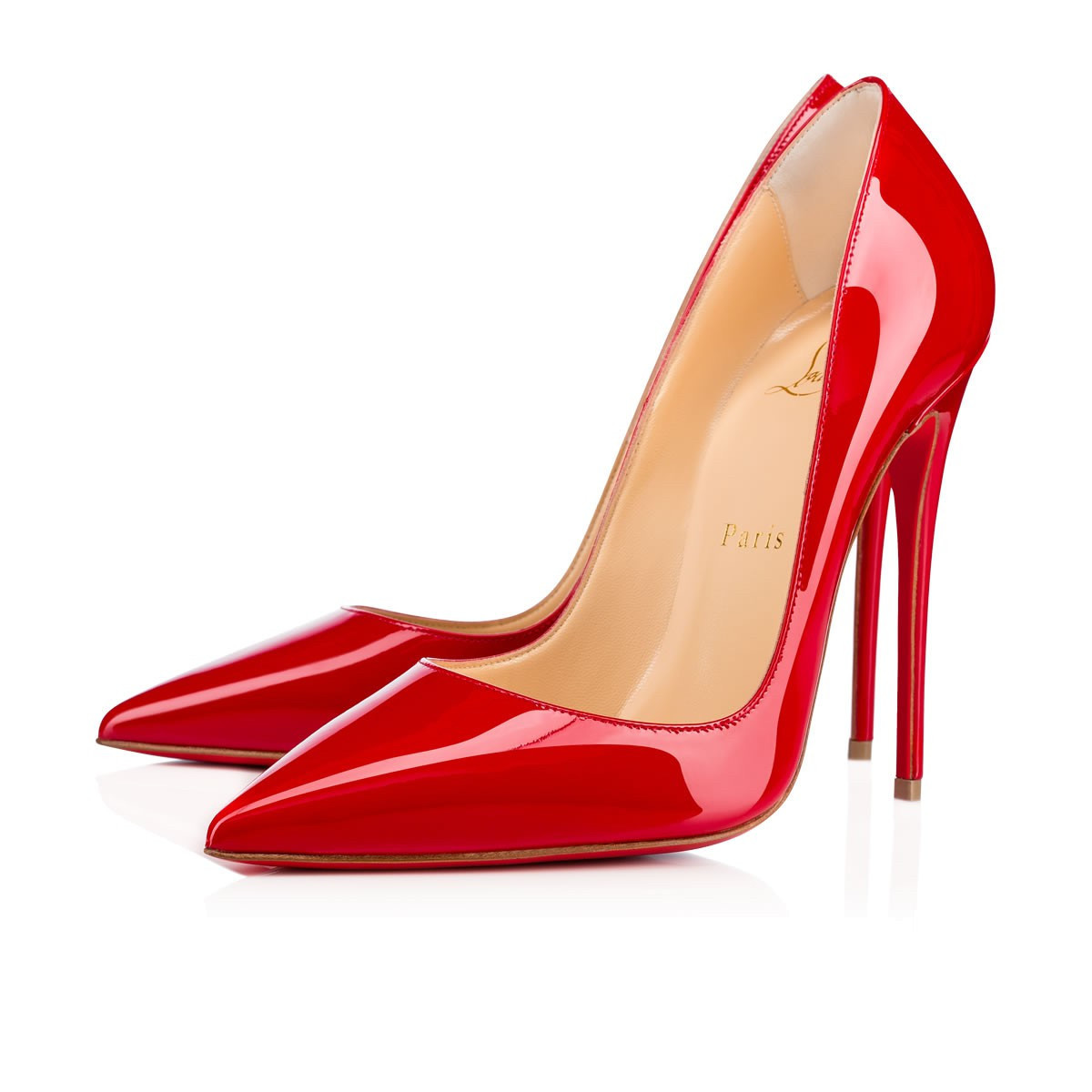 

Louboutin So Kate 10 см Red 3080680BK01 Натуральная кожа красные лодочки Лабутены Туфли 37 ( на 35-36), Красный