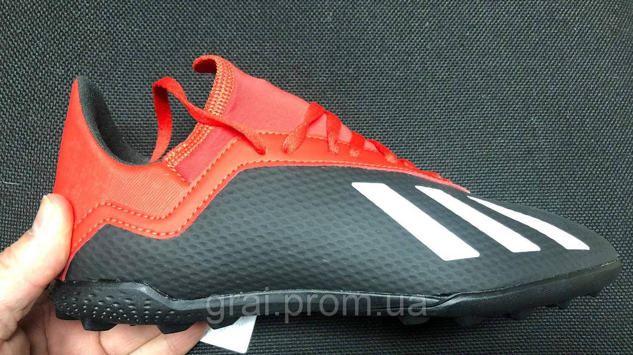 

Детские сороконожки adidas X Tango 18.3 TF Black/Red/White, Белый/ красный/ черный