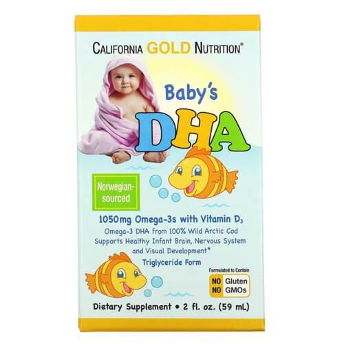 

California Gold Nutrition Baby's DHA Omega-3 with Vitamin D3 59 мл