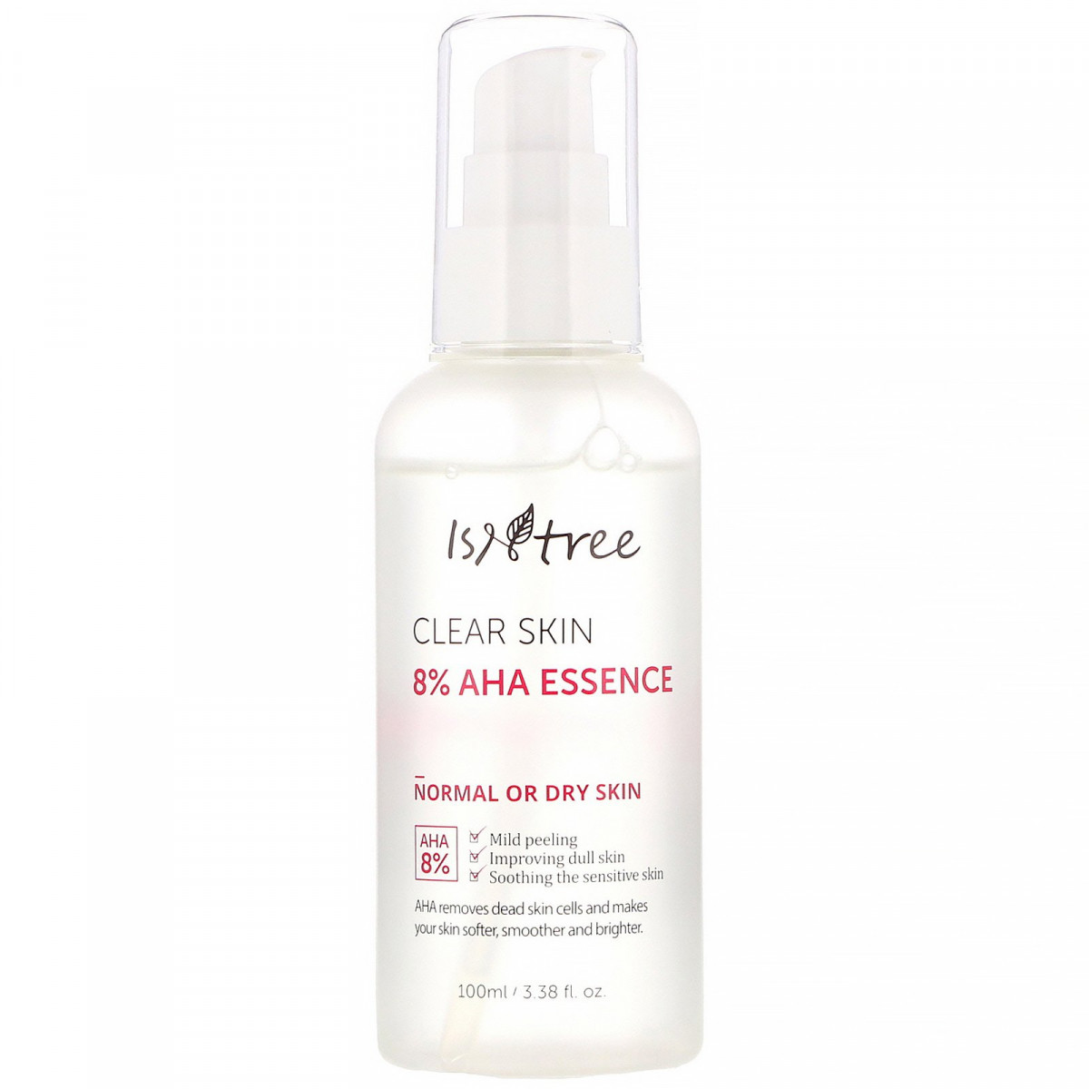 

Эссенция, Clear Skin 8% AHA Essence, Isntree, 100 мл