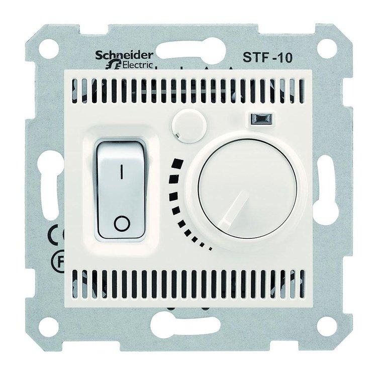 

Термостат Schneider-Electric Sedna теплого пола слоновая кость (SDN6000323)