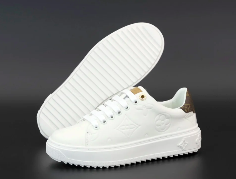 

Кроссовки женские Louis Vuitton белые, Луи Виттон, натуральная кожа, прошиты, код KD-12270 41, Белый