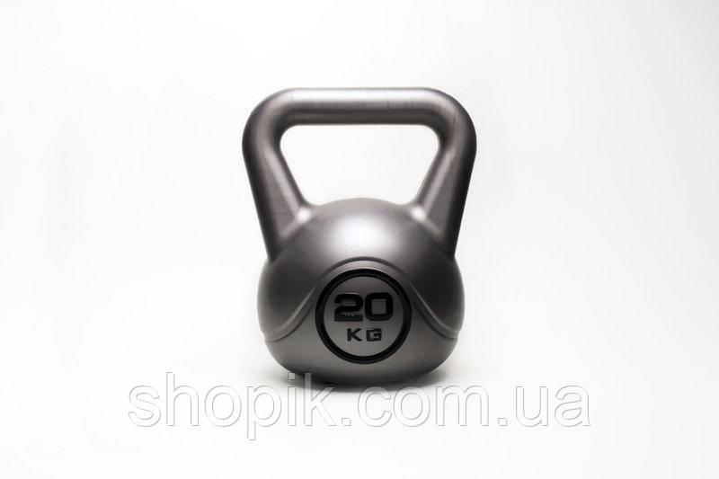 

Гиря 20 кг для Crossfit (Кроссфит) SHOPIK, Серый