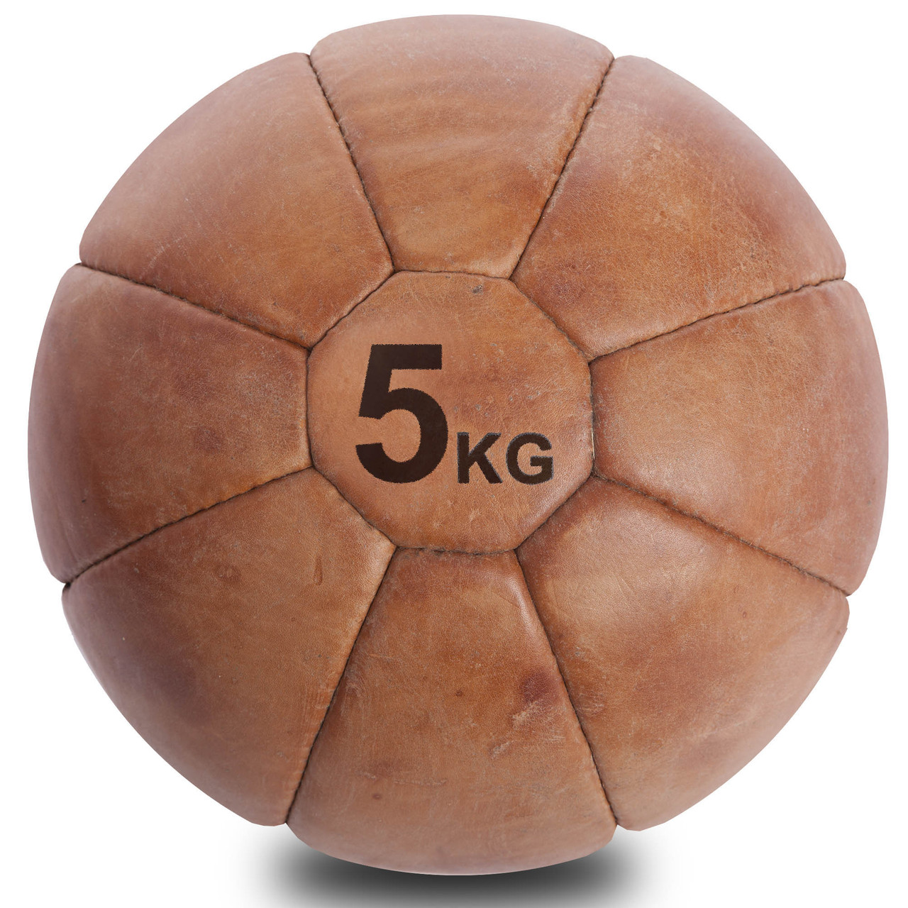 

Мяч медицинский медбол VINTAGE Medicine Ball F-0242-5 5кг (кожа, d-24см