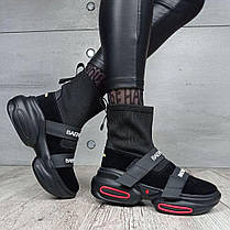 Жіночі черевики Aelida K12-1BK Чорні, фото 3