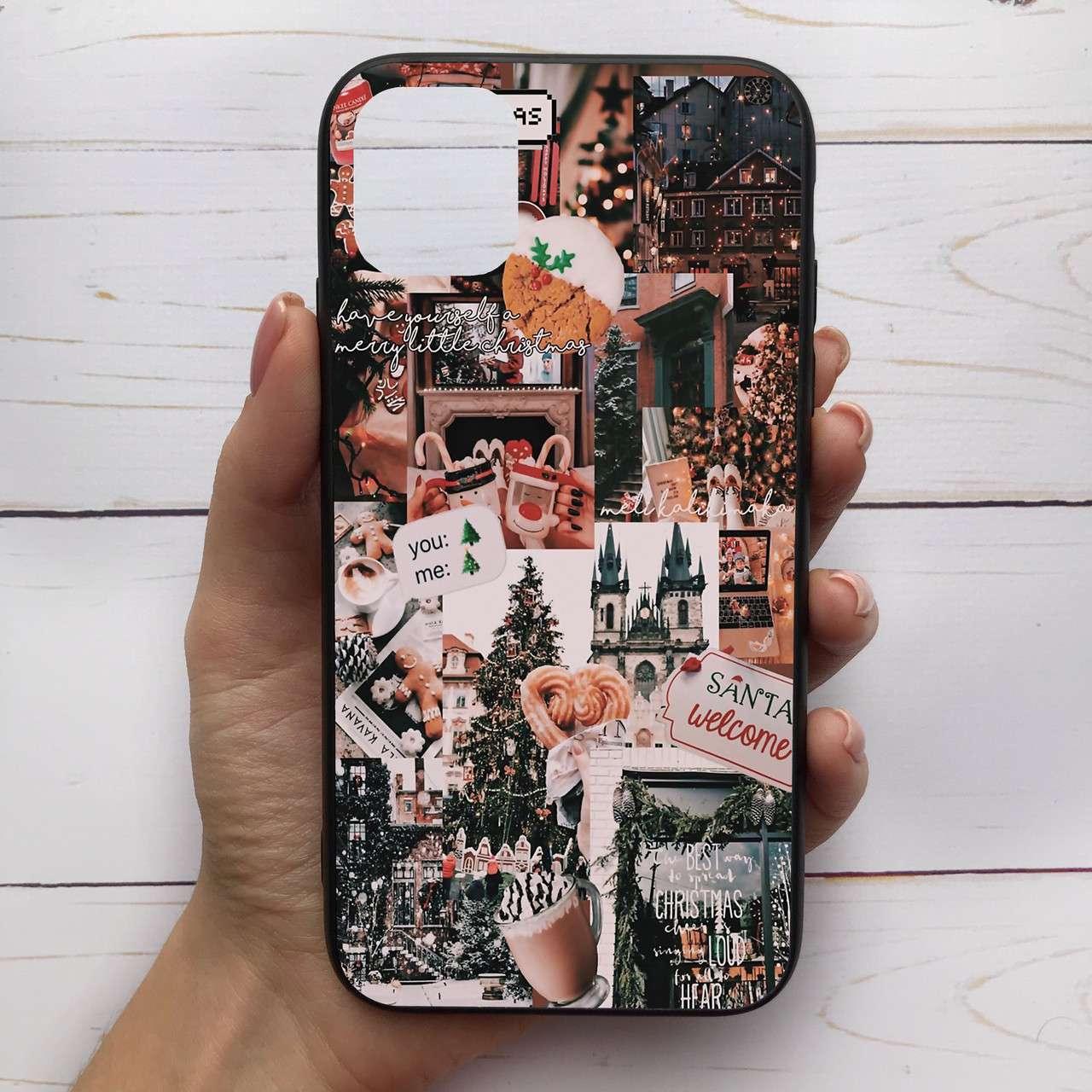 

Чехол Mood для iPhone 11 Pro Max с рисунком Коллаж Santa Welcome SKL68-289254, Разные цвета