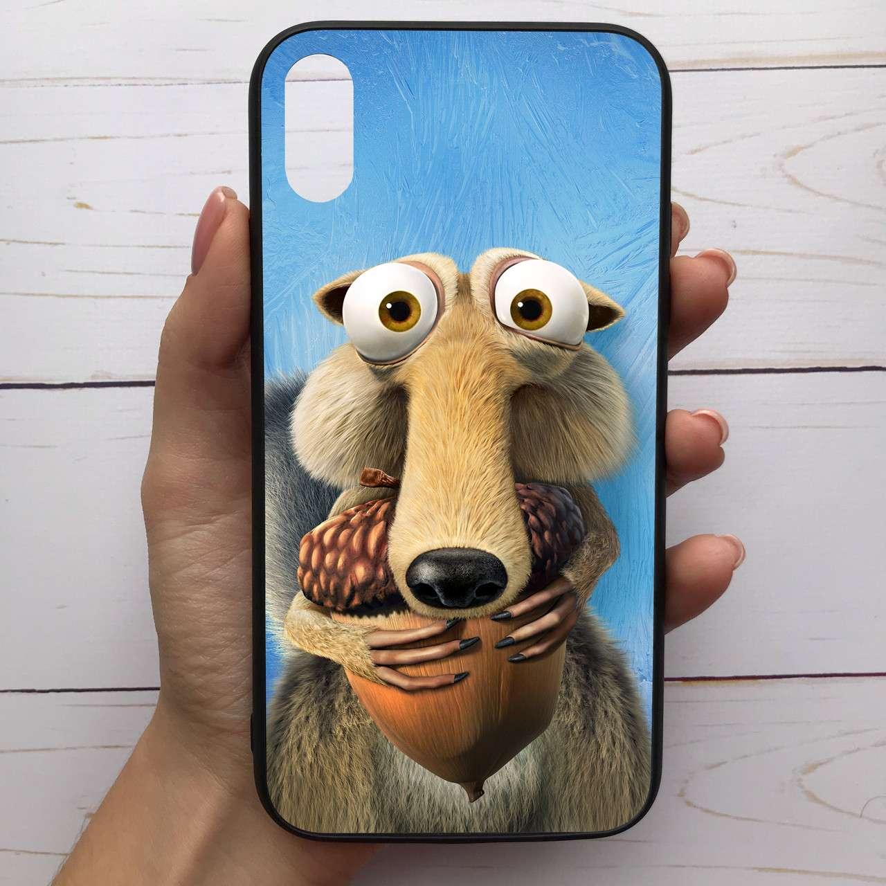 

Чехол Mood для iPhone Xs Max с рисунком Белка SKL68-284631, Разные цвета