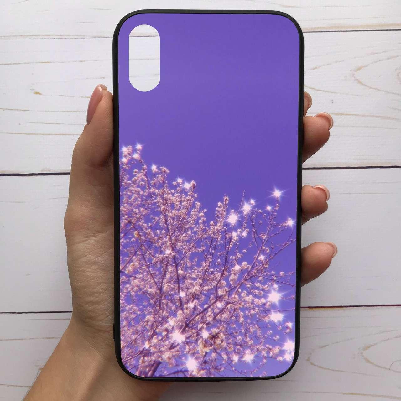 

Чехол Mood для iPhone Xs Max с рисунком Цветы на фиолетовом SKL68-286307, Разные цвета