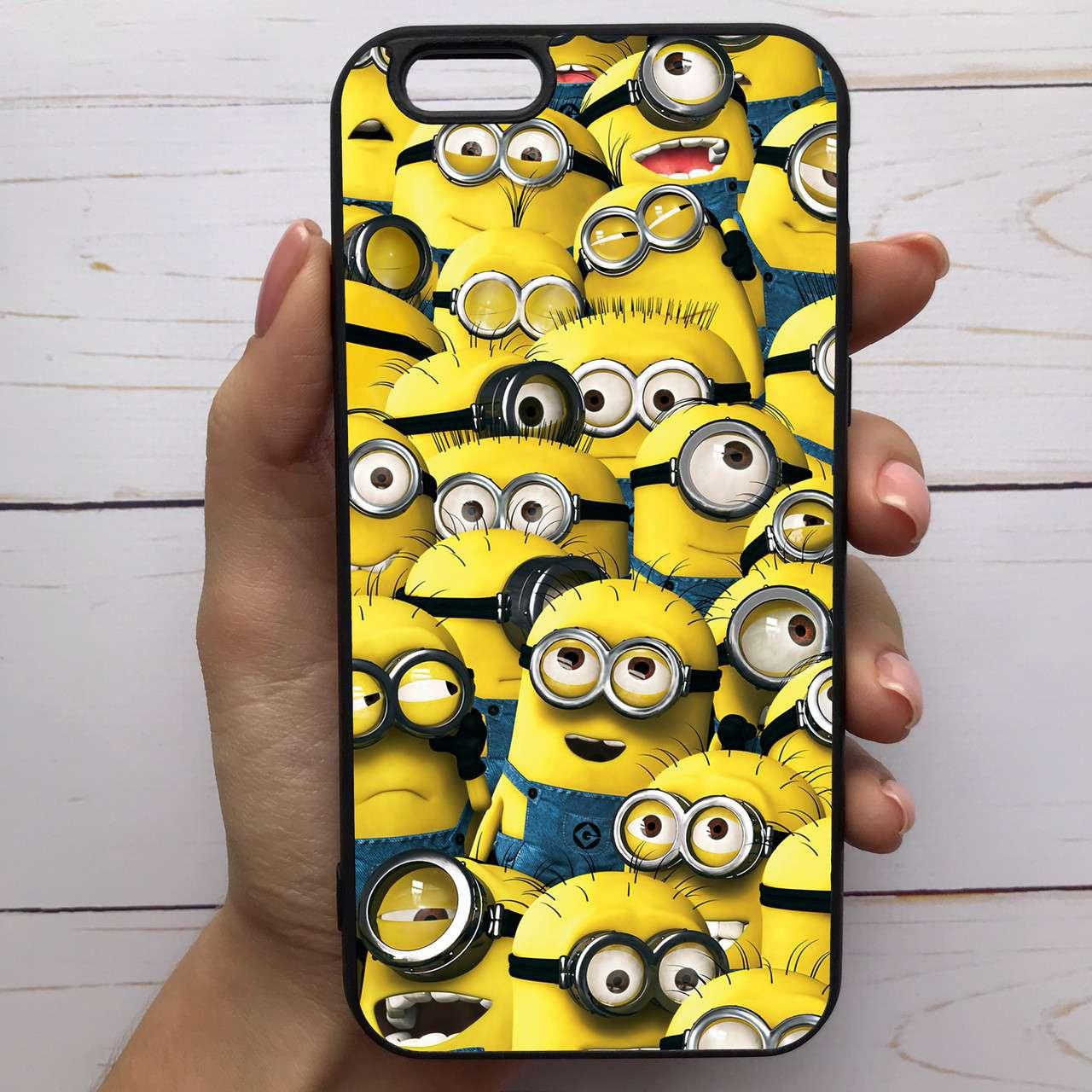 

Чехол Mood для iPhone 6/6s с рисунком Миньоны SKL68-287905, Разные цвета