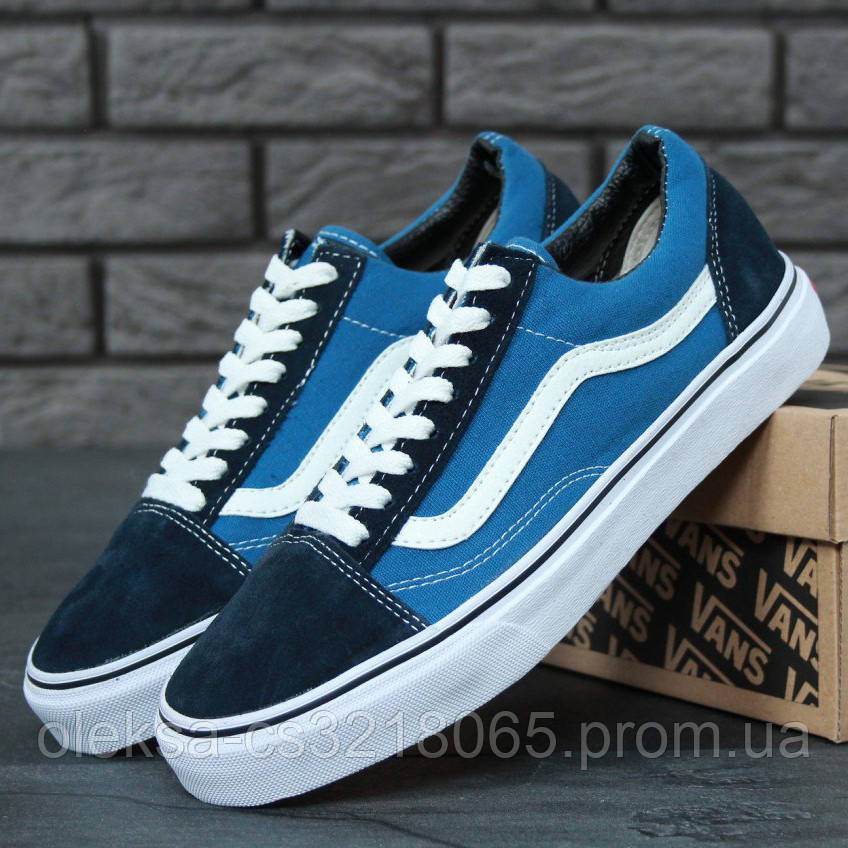 

Женские кеды в стиле Vans Old Skool, синий, белый, Камбоджа 39, Разные цвета