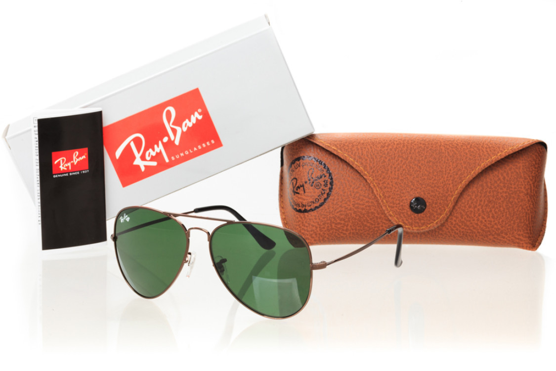 

Ray Ban Оригиналы 3535D-green-br SKL26-146162