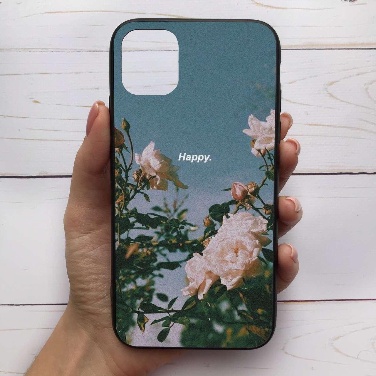 

Чехол Mood для iPhone 11 Pro Max с рисунком Happy SKL68-284859, Разные цвета