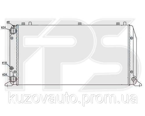 

Радиатор охлаждения двигателя (Ауди) Audi 80 86-94 (AVA)
