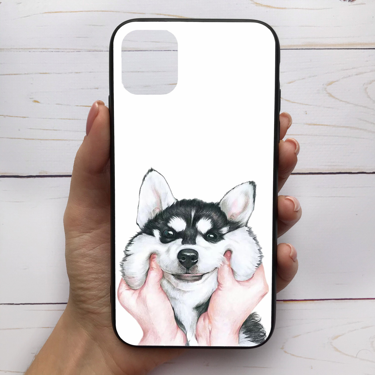 

Чехол Mood для iPhone 11 Pro Max с рисунком Хаски SKL68-288776, Разные цвета