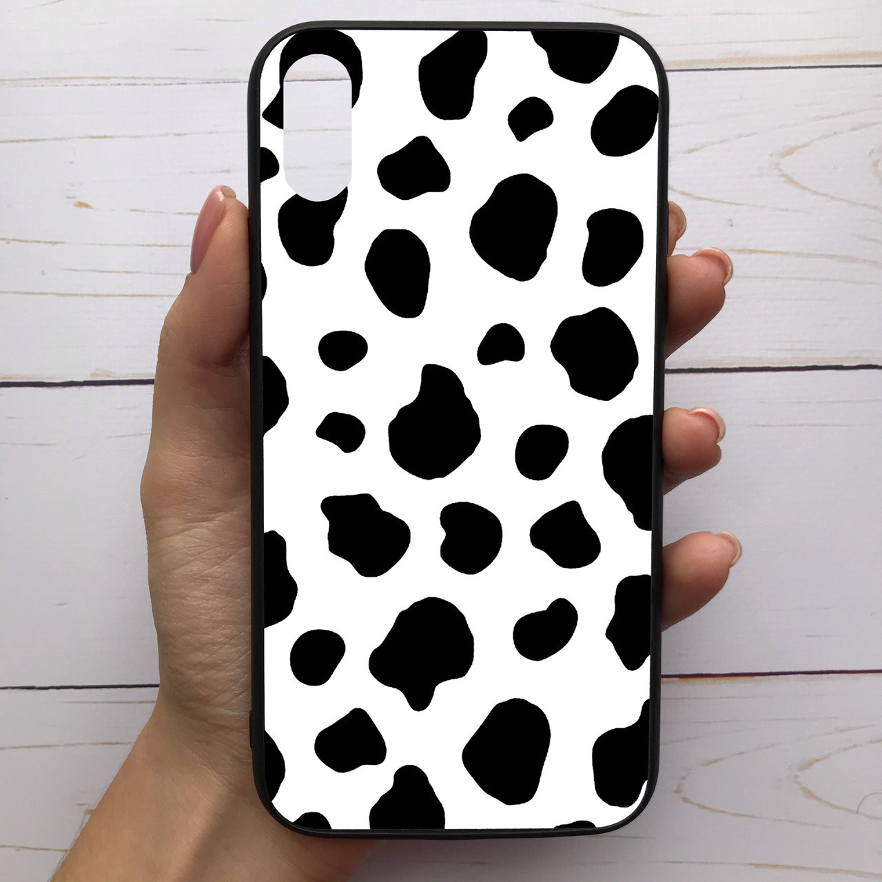 

Чехол Mood для iPhone X/Xs с рисунком Cow SKL68-285942, Разные цвета