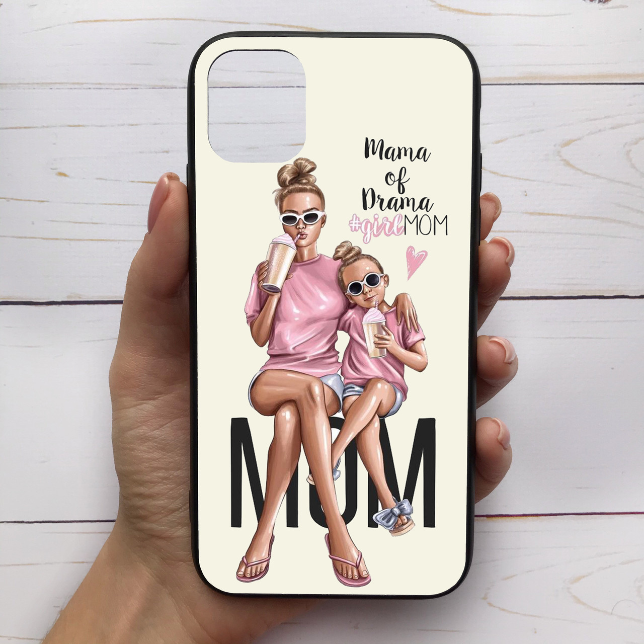 

Чехол Mood для iPhone 11 Pro с рисунком Mama of Drama SKL68-284830, Разные цвета