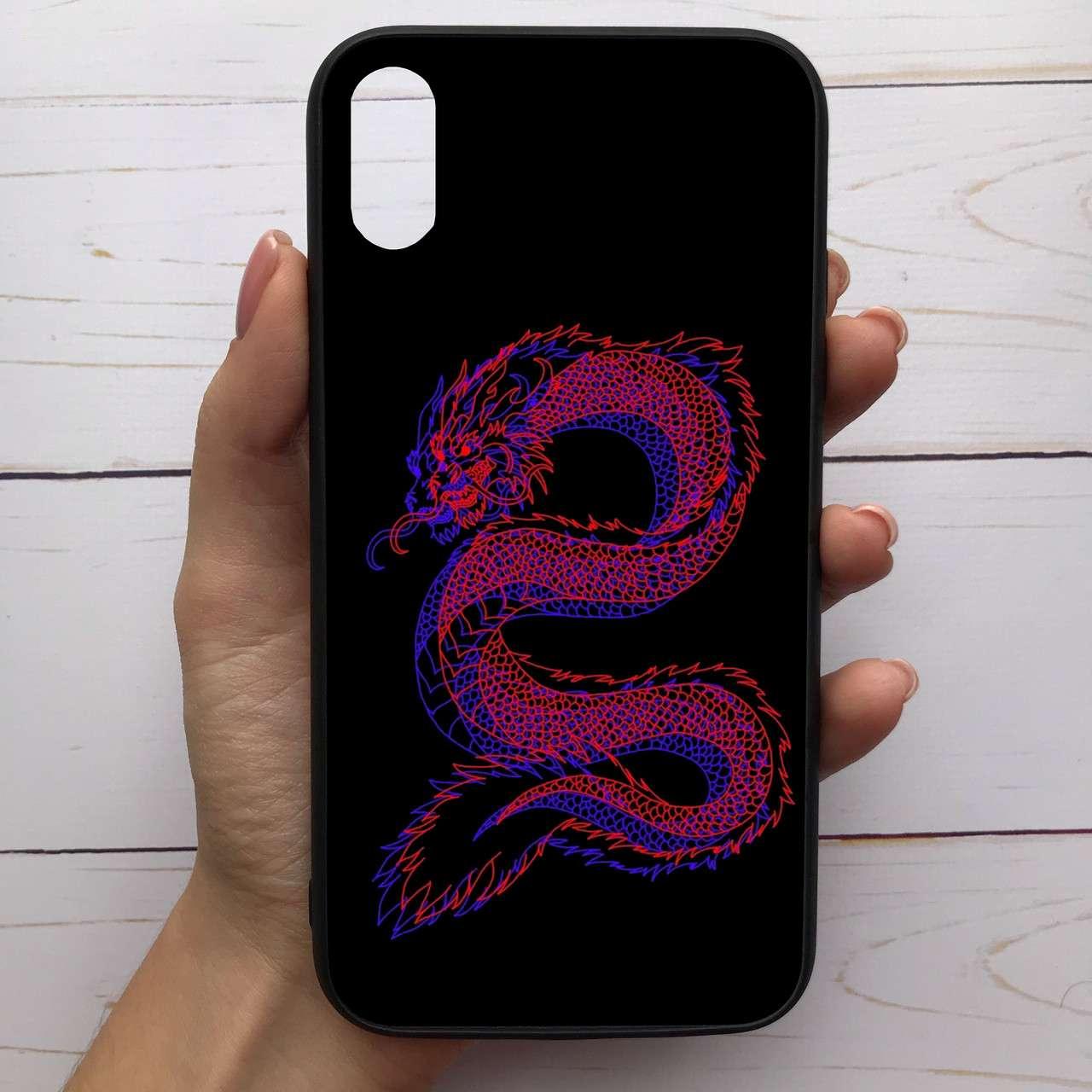 

Чехол Mood для iPhone Xs Max с рисунком Дракон SKL68-289139, Разные цвета