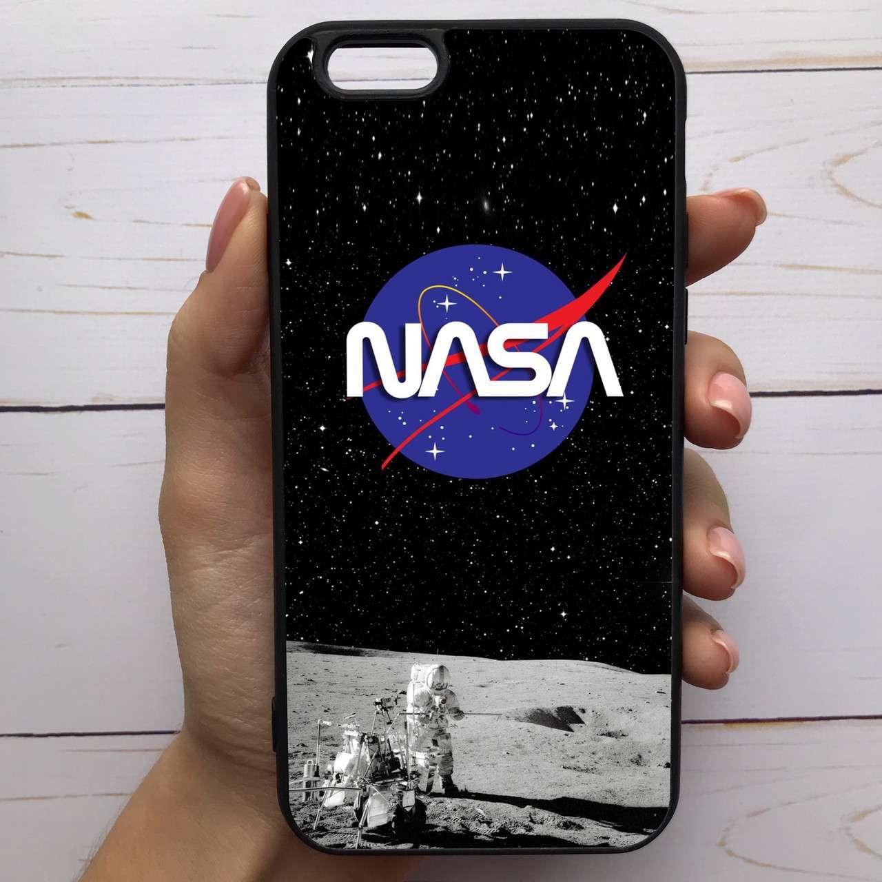 

Чехол Mood для iPhone 6/6s с рисунком Nasa луна SKL68-284383, Разные цвета