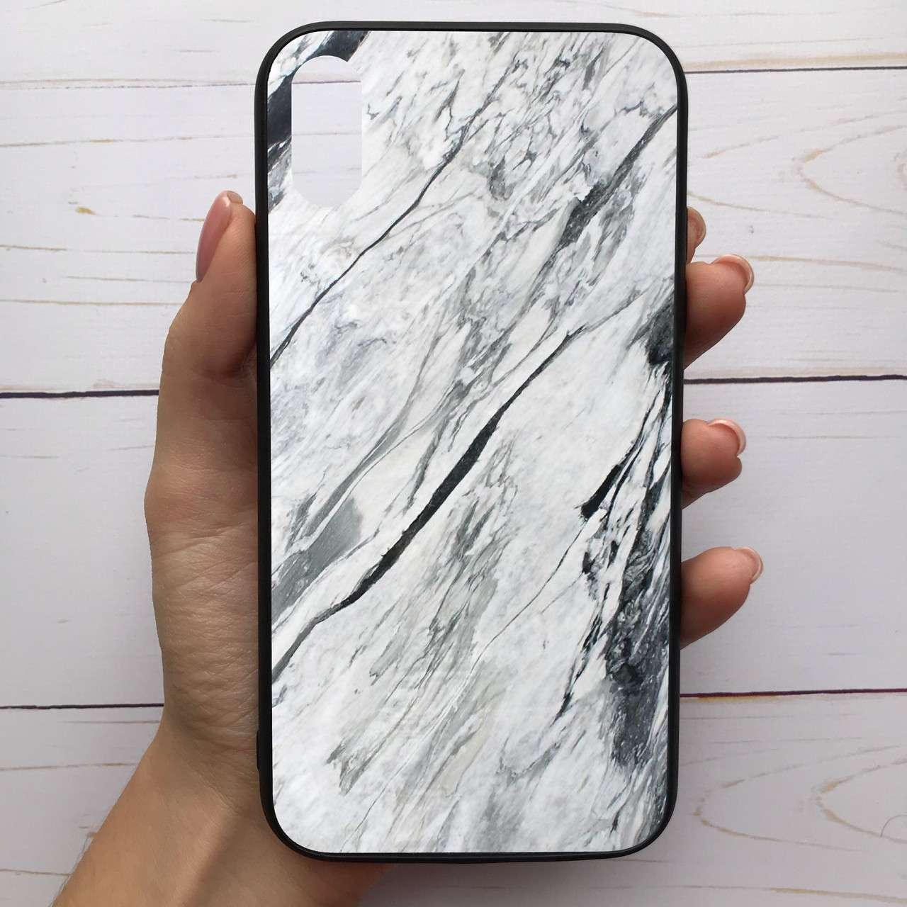 

Чехол Mood для iPhone Xr с рисунком Мрамор светлый камень SKL68-287469, Разные цвета