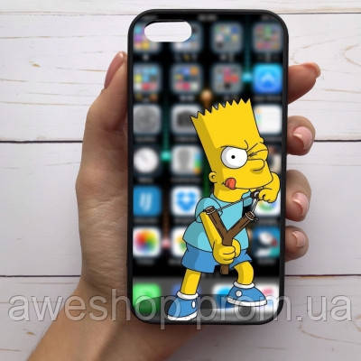 

Чехол для iPhone 5/5s/Se Барт Симпсон, Разные цвета