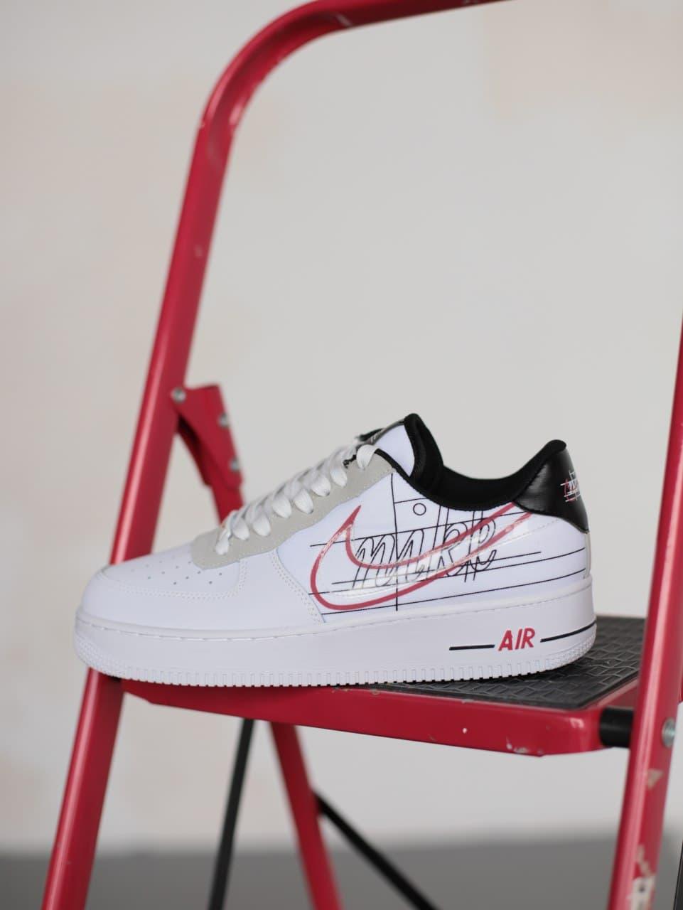 

Женские кроссовки Nike Air Force 1 Low Script Swoosh White / Найк Аир Форс Белый 41