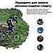 Велорукавички PowerPlay 5010 C Біло-зелені L, фото 7