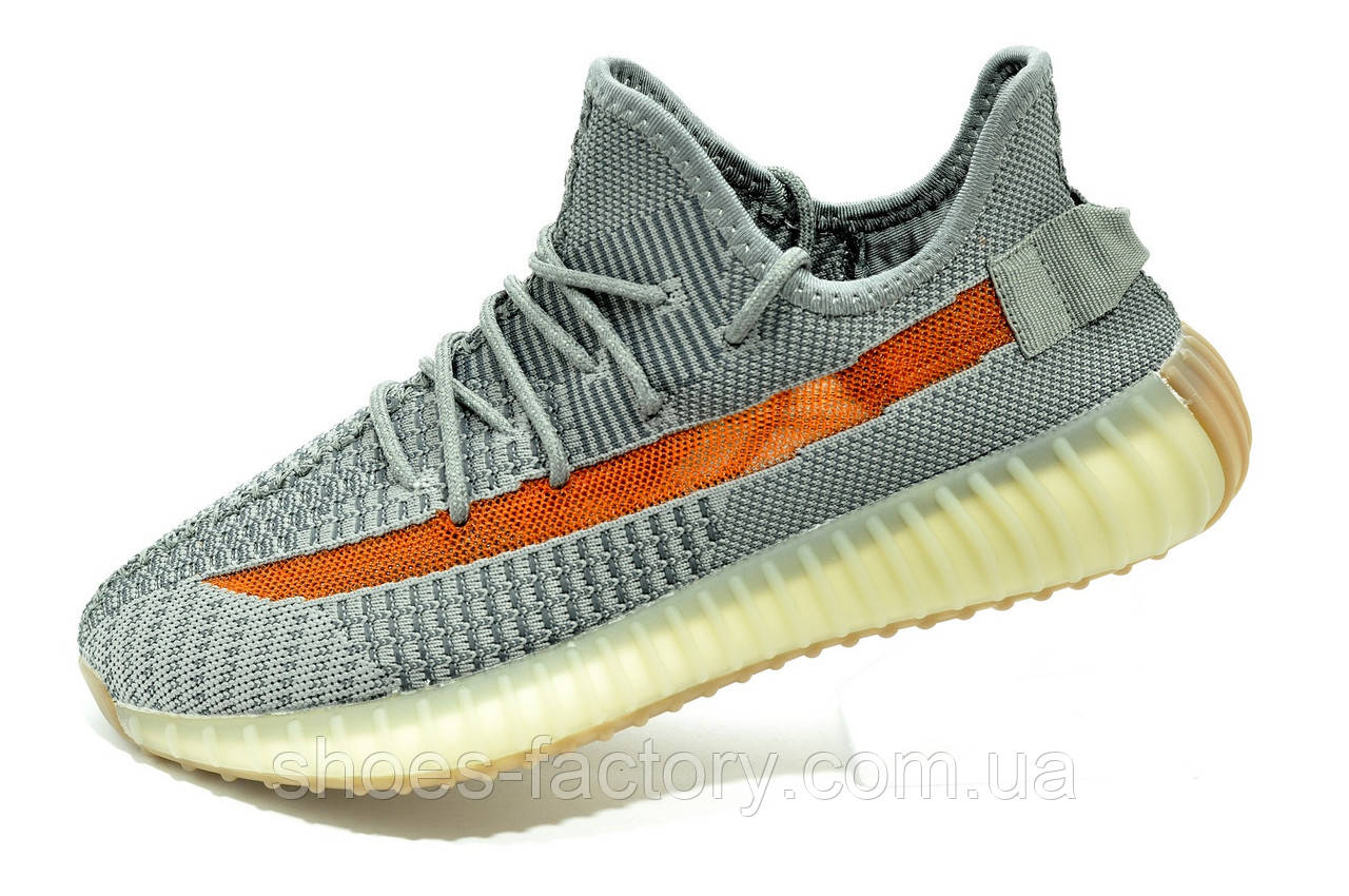 

Мужские кроссовки в стиле Adidas Yeezy Boost, Gray 45-29см., Серый