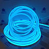 LED светодиодный неон NEON голубой лед 12B 2835 12V 12W/m IP65 8*16mm