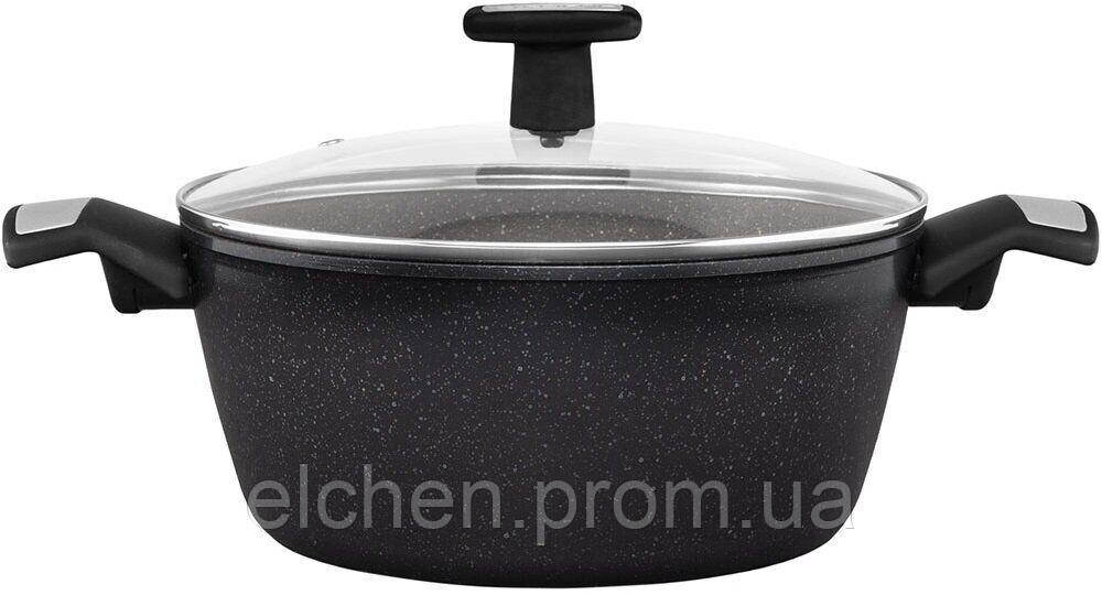 

Кастрюля Polaris Monolit-20C 15248 20 см 2.3 л, Черный