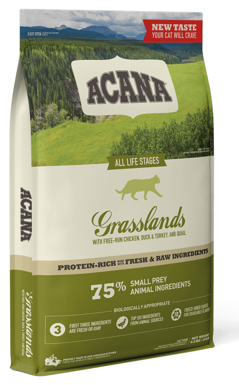 

Сухой корм Acana Grasslands Cat (Акана) для кошек всех пород и возрастов 4.5 кг