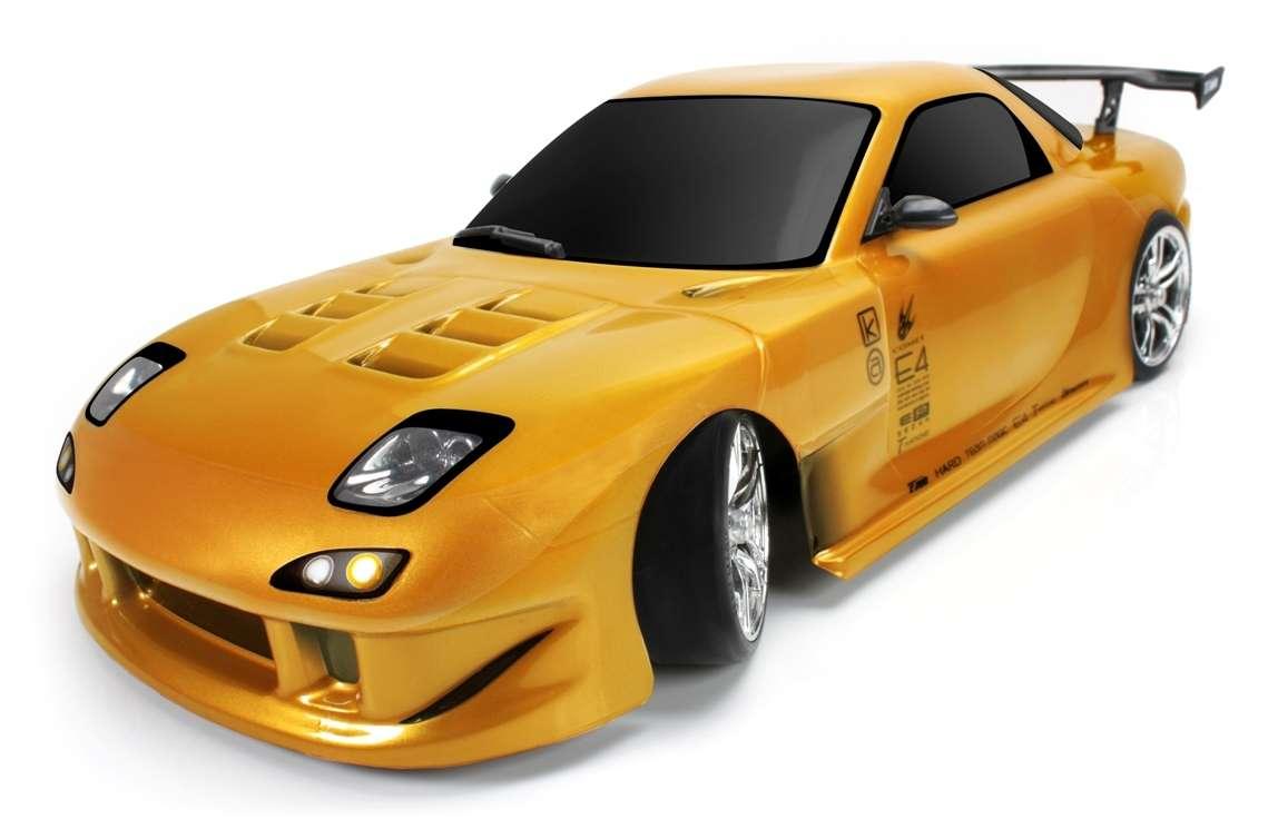 

Автомодель для дрифта Team Magic E4D Mazda RX-7, масштаб 1к10 золотой SKL17-139726