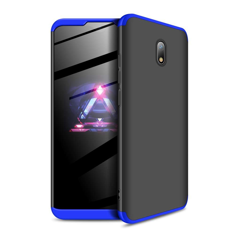

Пластиковая накладка GKK LikGus 360 градусов для Xiaomi Redmi 8A, Черный / синий