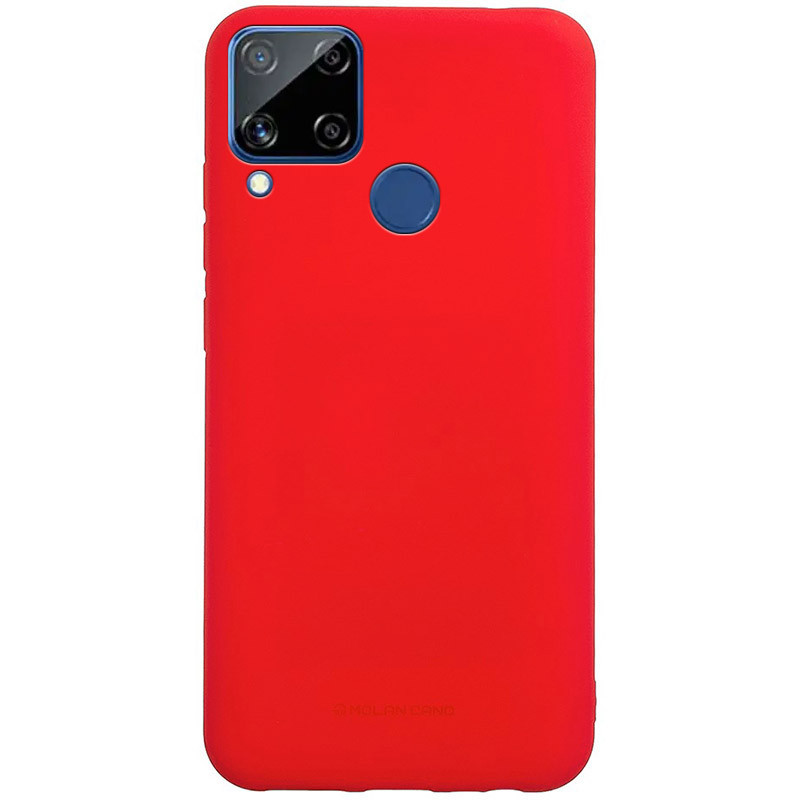 

TPU чехол Molan Cano Smooth для Realme C15 / C12, Красный