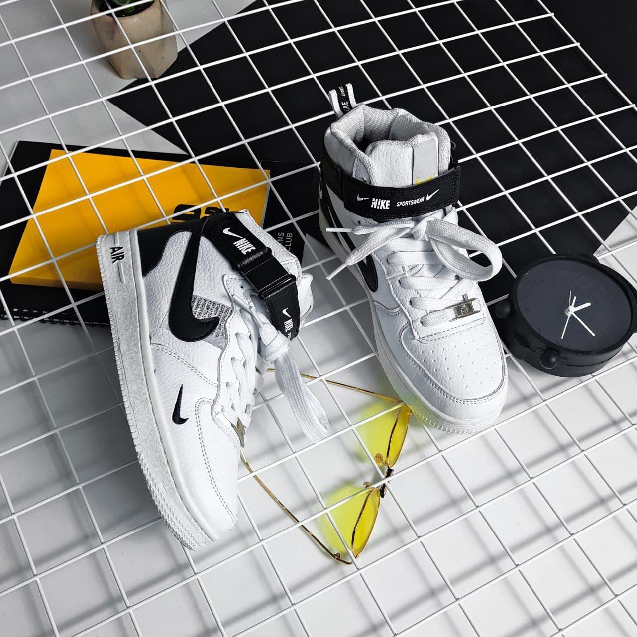 

Кроссовки Nike Air Force 1 07 Lv 8 Ultra Hight White, Найк Аир Форс 1 45
