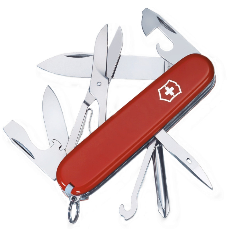 

Нож складной, мультитул Victorinox Tinker Super (91мм,14 функций), красный 1.4703