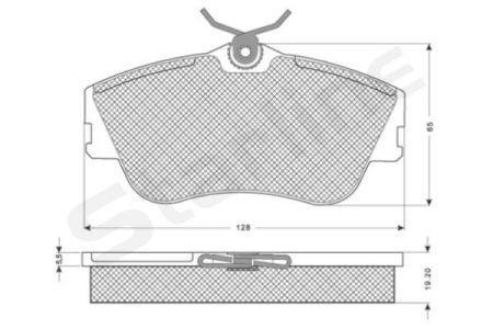 

Тормозные колодки к-кт. VW TRANSPORTER IV автобус 1990-2004 г.