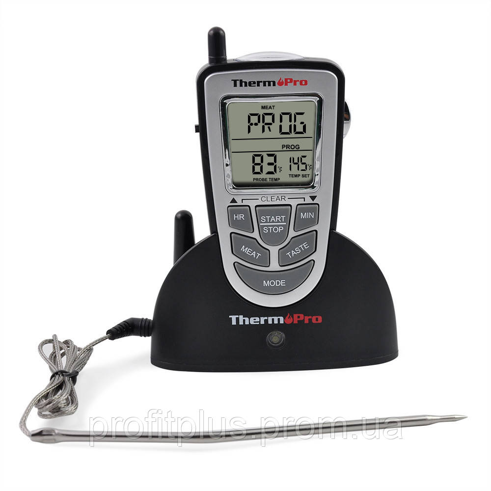 

Беспроводной термометр Thermoprobe ThermoPro TP-09 Черный mdr0116, КОД: 1267902