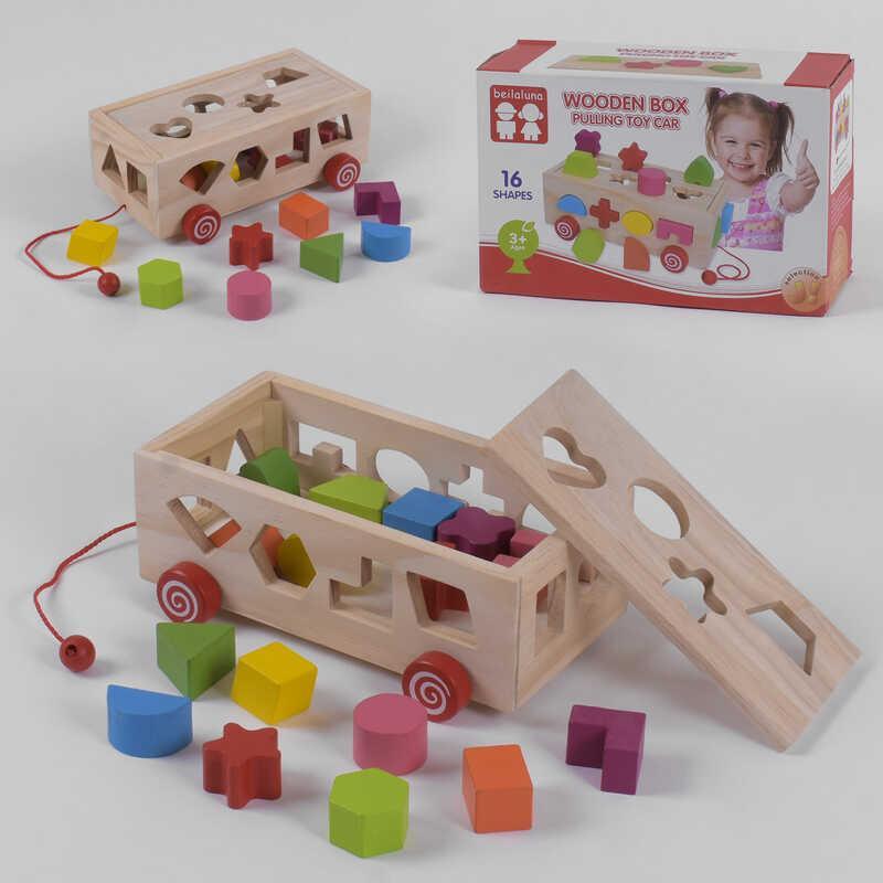 

Деревянная игра Каталка С 39260 (30) в коробке