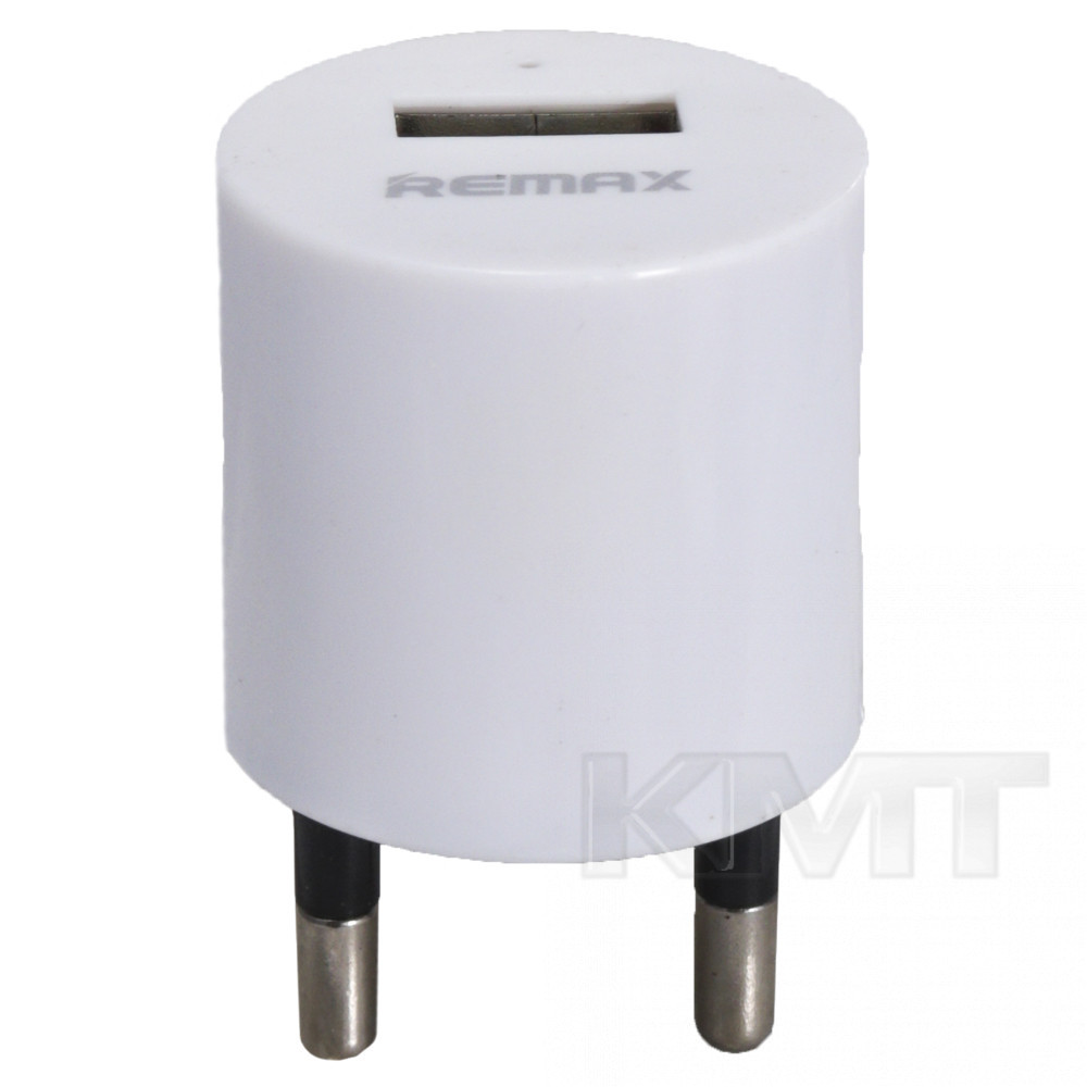 

Remax mini Euro Home Charger ( 1 USB)( 1 A) — White