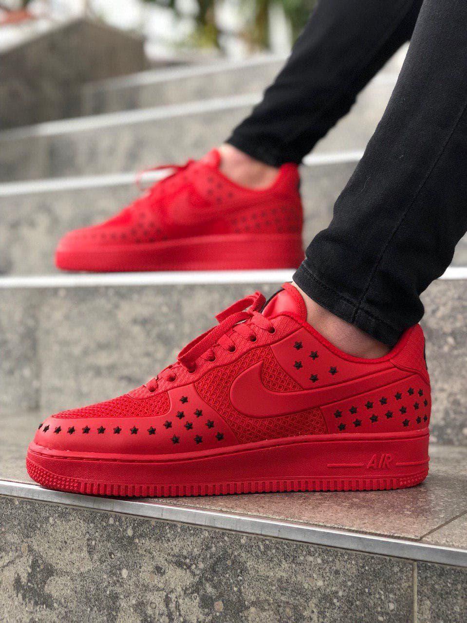 

Мужские кроссовки Nike Air Force 1 Red / Найк Аир Форс Красные 43, Красный