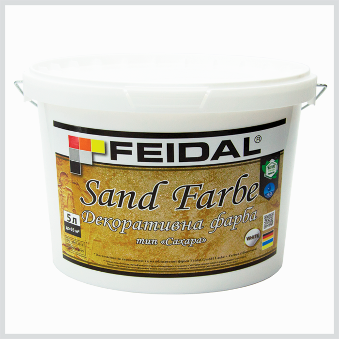 

Декоративная краска Sand Farbe 5л - Тонированная