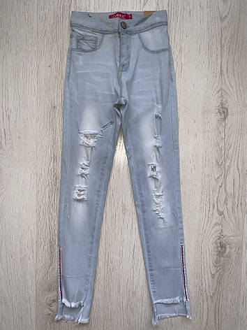 Джинсовые брюки для девочек оптом, Grace , 134-164 рр., фото 2